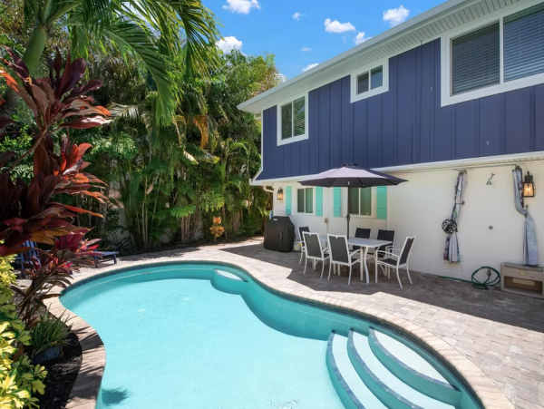 Charming Beach Retreat in Holmes Beach with Private Pool